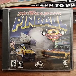 Dirt Track Racing Pinball (PC, Computer) 2001 Arcade Game New Sealed